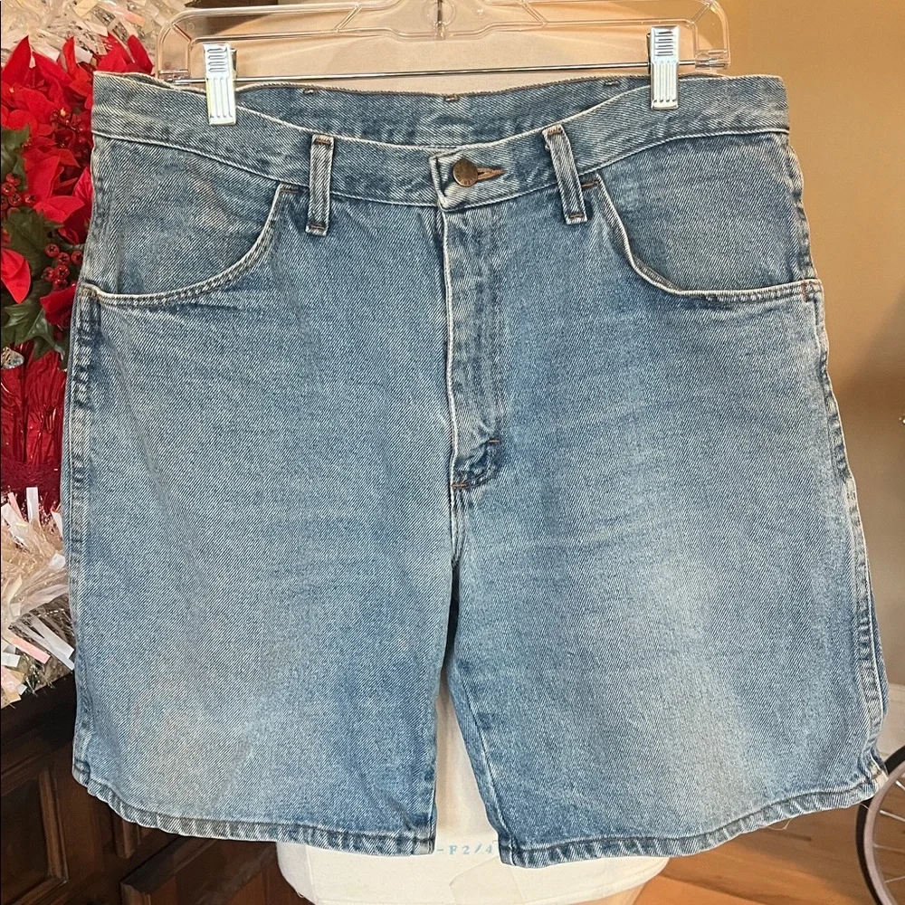 Rustler Vintage Jean Shorts Mens 34 Denim